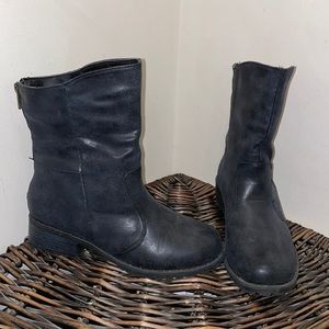 Vegan Leather/Suede Boots